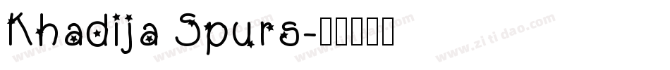 Khadija Spurs字体转换